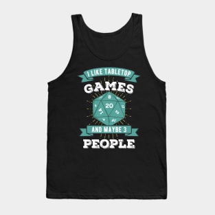 I like Tabletop Role Playing Game DM Dungeon Master RPG Tank Top